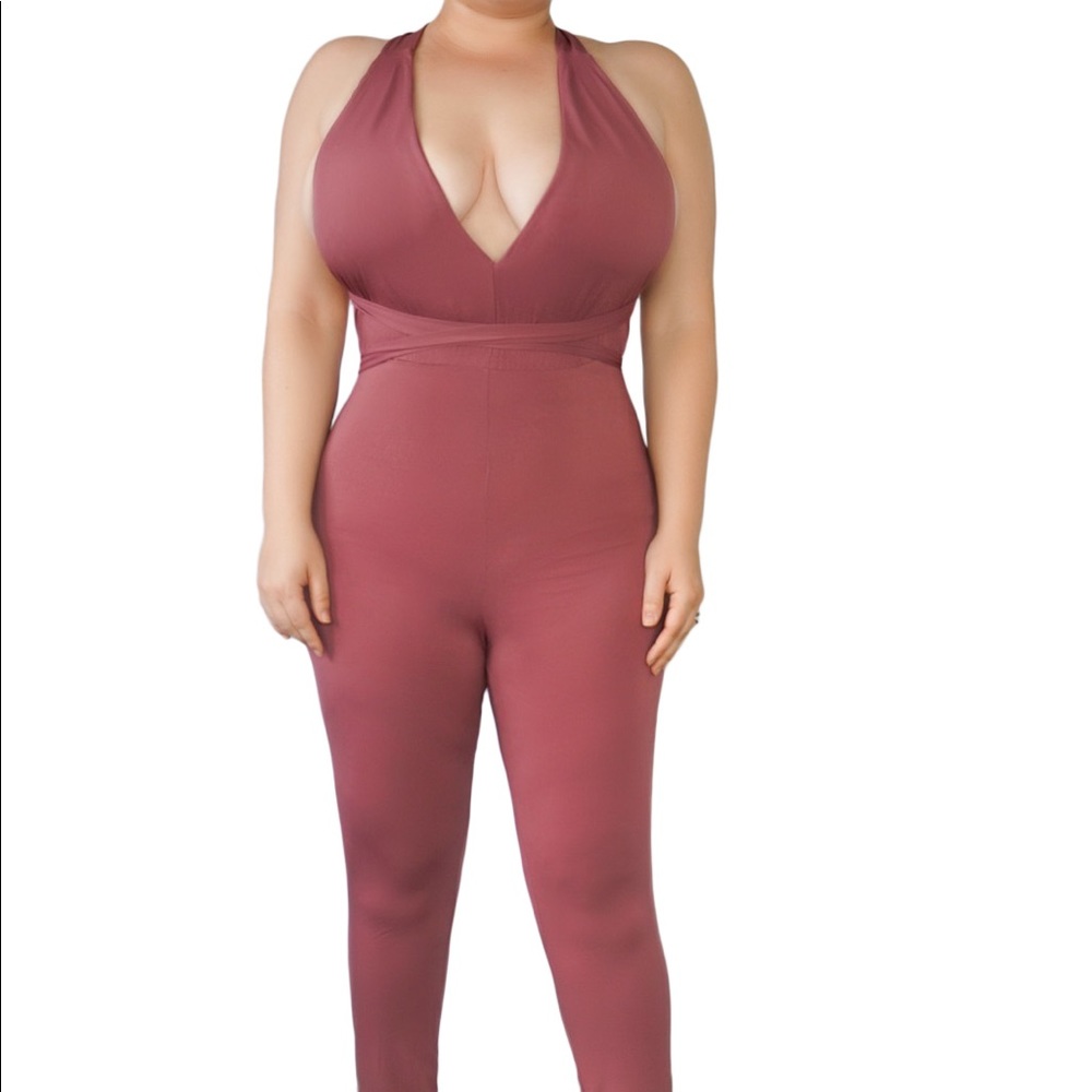 The Katana Jumpsuit Halter Stretchy Jumpsuit Sexy